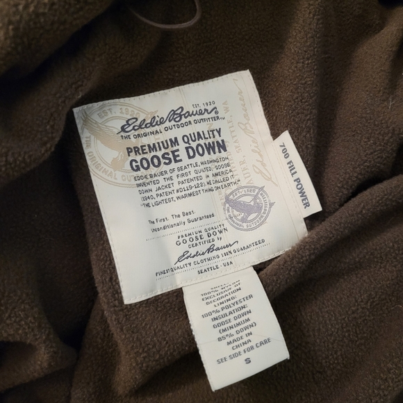 Eddie Bauer 700 down fill full length winter jacket - Picture 2 of 2